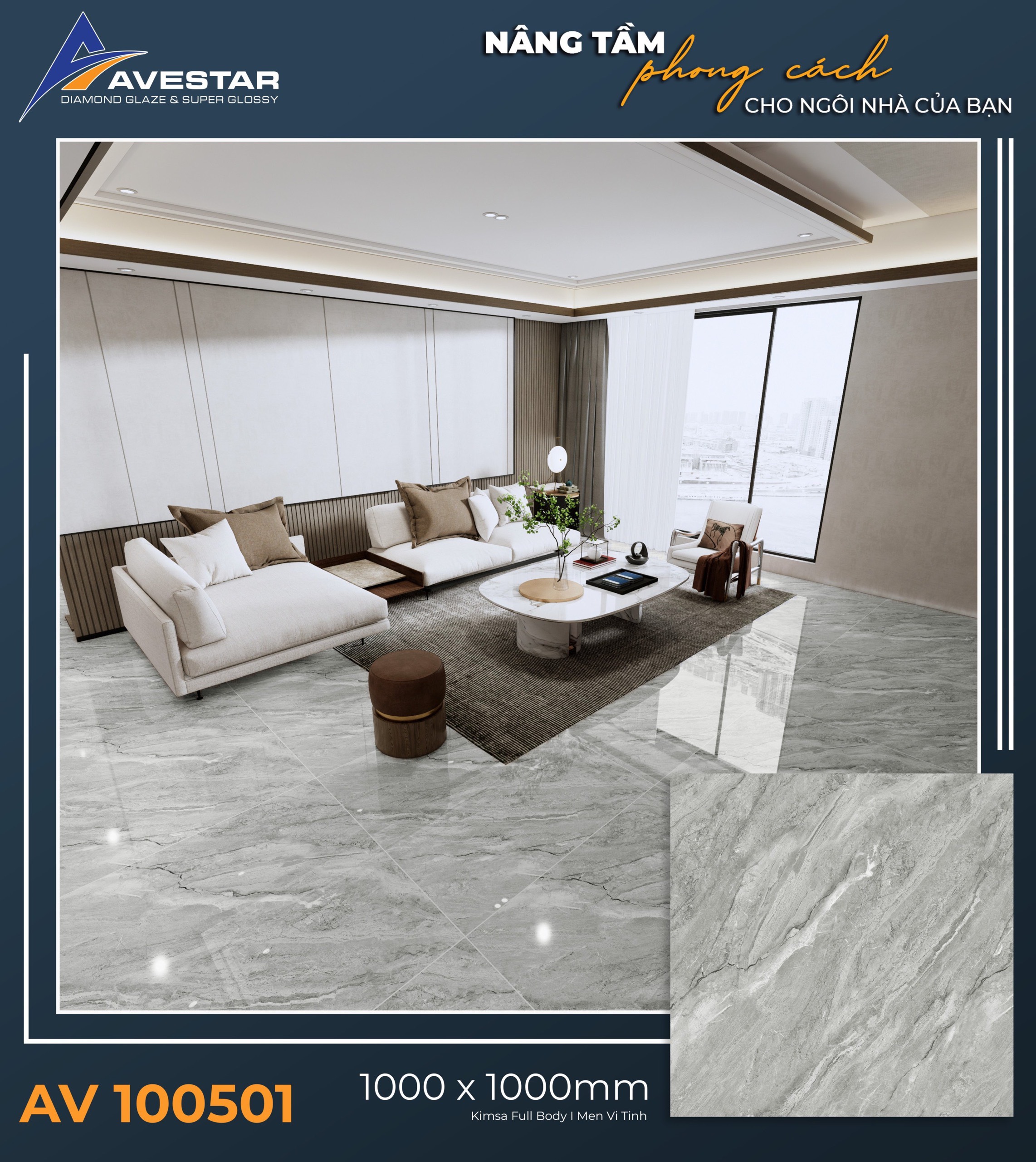 Gạch lát cao cấp AV 100501