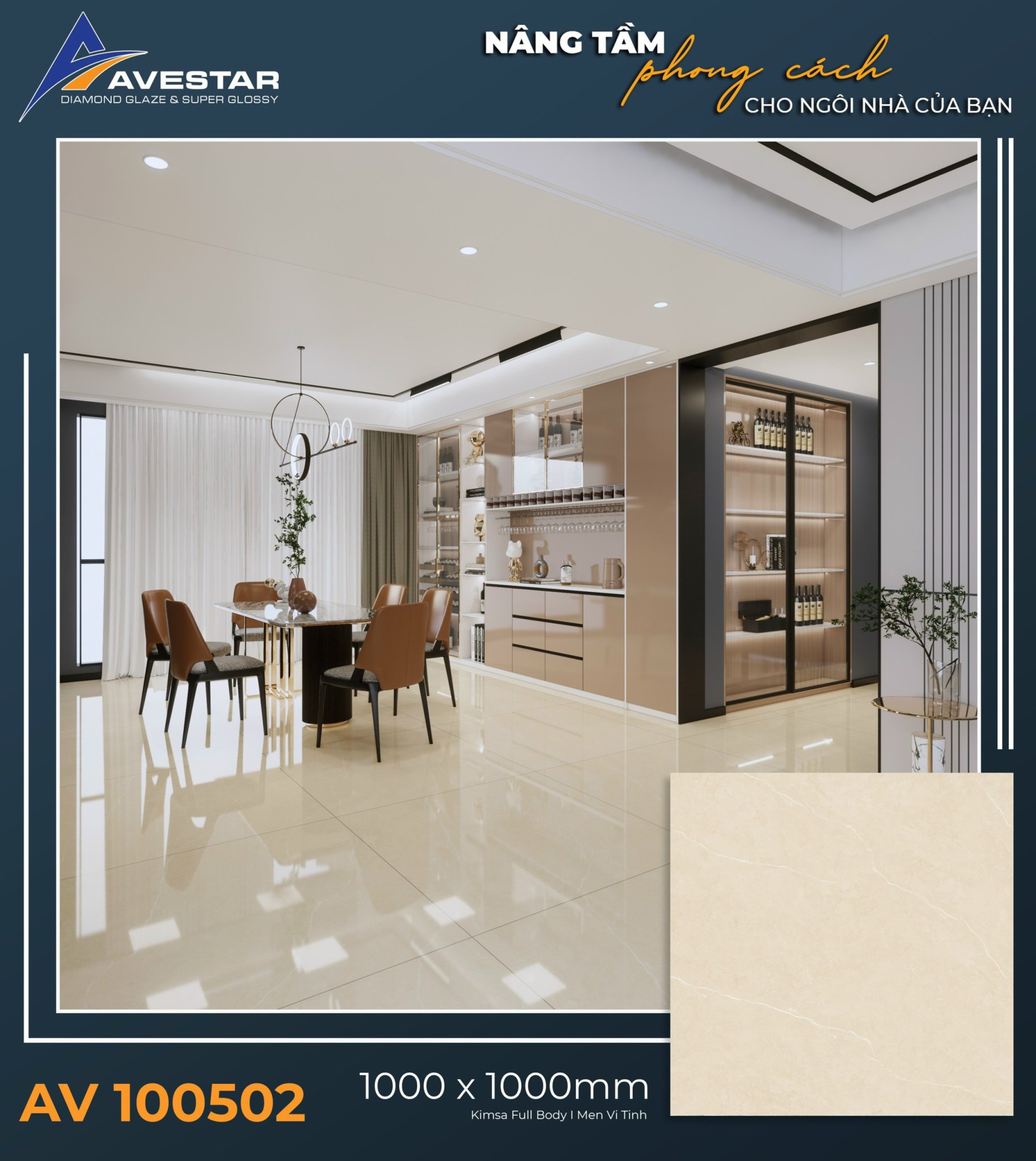 Gạch lát cao cấp AV 100502