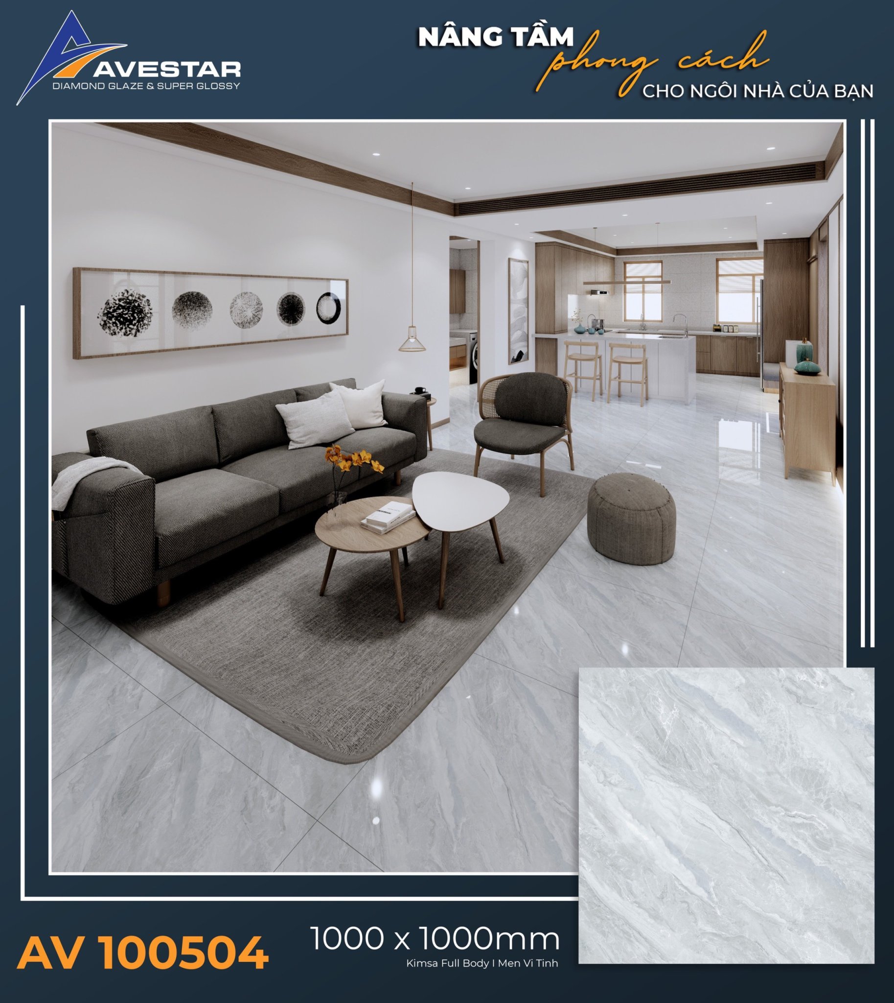 Gạch lát cao cấp AV 100504