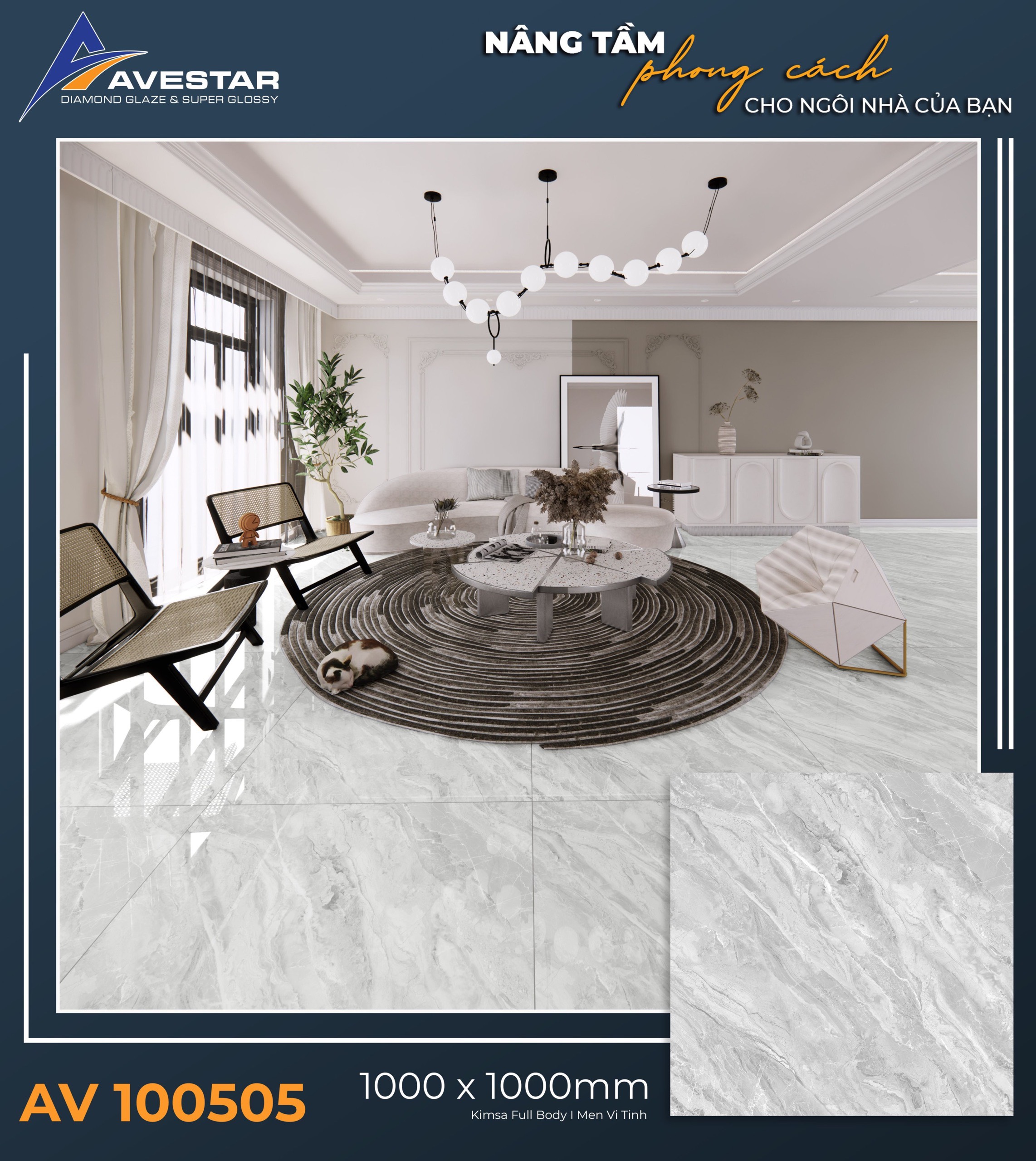 Gạch lát cao cấp AV 100505