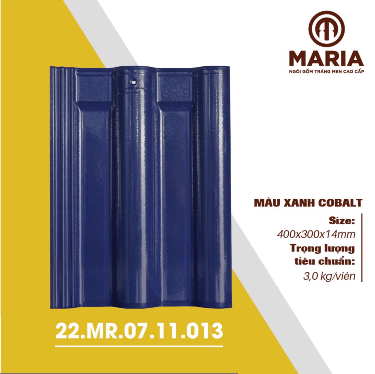 Ngói 1 vít nhãn hiệu MARIA - Ảnh 3